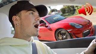 Didn't Know my Exhaust was THIS Loud... | The Loudest 981 GT4