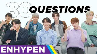 ENHYPEN Answers 30 Questions As Quickly As Possible