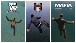 Jumping From HIGH PLACES to WATER in 12 OPEN-WORLD Games (2004-2022)