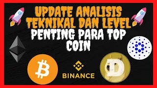 INI LEVEL PENTING PARA TOP COIN DAN ANALISA NYA ! PREDIKSI BITCOIN HARI INI ! BTC DOGE BNB ETH ADA