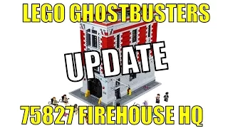 LEGO IDEAS GHOSTBUSTERS 75827 FIREHOUSE HQ IMAGES REVEALED UPDATE