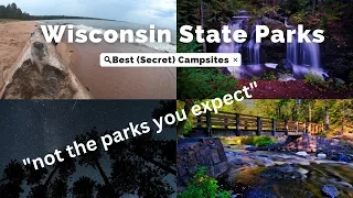 Wisconsin State Parks top special campsites. Waterfront, fishing, Stargazing, biking, off grid