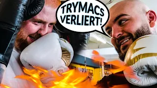 👊🏻😨 ICH GEWINNE GEGEN TRYMACS | SPARRING MIT RINGLIFE | BOXVLOG