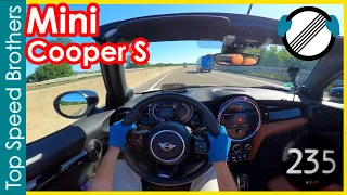 Mini Cooper S Cabrio F57 (2022) AUTOBAHN POV TOP SPEED 🚀 #TopSpeedBrothers