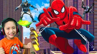 Hombre Araña - Juegos Para Niños - Video Juegos de Spider Man Unlimited Cap. 2 Niveles 1-5