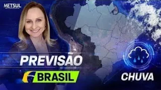 01/08/2022 - Previsão do tempo Brasil - Chuva 10 dias | METSUL