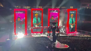 Rolling Stones Jumping Jack Flash live. Los Angeles. SoFi Stadium. Oct 17, 2021