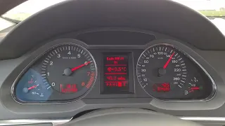 Audi A6 C6 4.2 Lpg kickdown acceleration 100-200 V8 autobahn