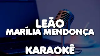 Marília Mendonça - Leão - karaokê playback