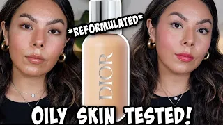 *REFORMULATED*👀 DIOR FACE & BODY FOUNDATION|| REVIEW + OILY SKIN WEAR TEST (SHADE 3.5N)