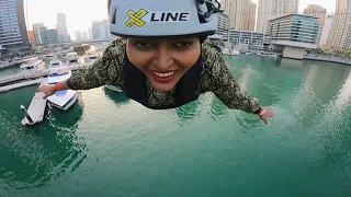 XLINE Dubai Marina 2022 | World's longest urban zipline!