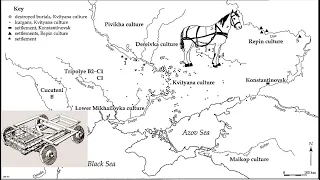 Археологічна карта України в 5000-4000 до Н.Е. Технології, житло, одяг
