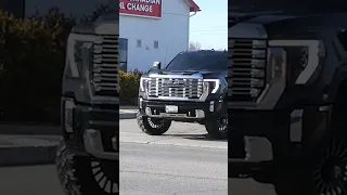 Custom Look!! 2024 GMC Sierra 2500 HD Denali with Kumho tires mounted on GT Strike Wheels #shorts