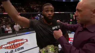 UFC 201: Tyron Woodley and Robbie Lawler Octagon Interview