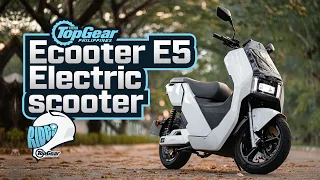 Ecooter E5 review: How efficient is it versus a gasoline-powered scooter? | Top Gear Philippines