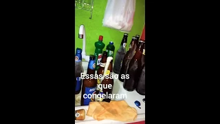 Cerveja congelada!