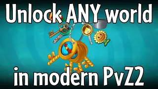 How to Unlock ANY World in PvZ2 (9.9.2, no longer works)