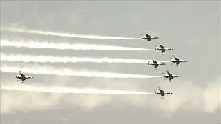 Thunderbirds fly over Colorado's Front Range to honor, salute health care workers