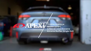 A'PEXi N1-X Evolution Extreme [Single-Exit] Catback Exhaust for Toyota Corolla Sedan (2019+)