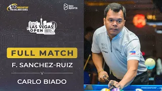 FULL MATCH | Carlo Biado vs Francisco Sanchez Ruiz | Las Vegas Open Men 2024 | Bán Kết