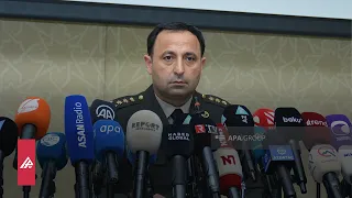 Qarabağdakı separatçılar təslim oldu - Müdafiə Nazirliyinin brifinqi - APA TN