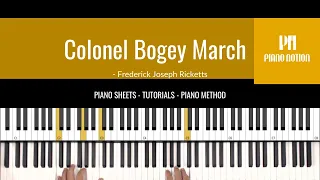 Colonel Bogey March (Sheet Music - Piano Solo Tutorial - Piano Method Book 3)