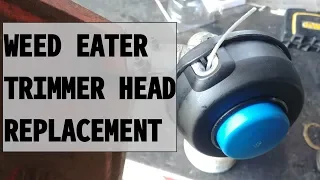 HUSQVARNA WEED EATER TRIMMER HEAD REPLACEMENT