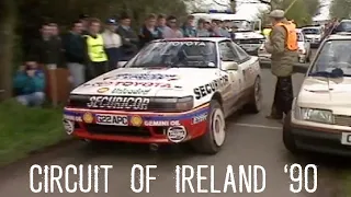 1990 Circuit of Ireland Rally | Malcolm Wilson | Colin McRae | David Llewellin | Ford vs Toyota