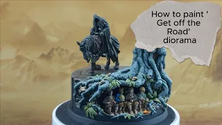 How to paint 'Get off the Road' Diorama