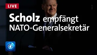 Bundeskanzler Scholz empfängt NATO-Generalsekretär Stoltenberg