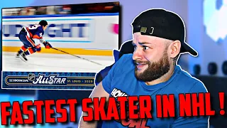 SOCCER FAN Reacts to NHL ALL STARS : FASTEST SKATER  || Connor McDavid Dethroned !?