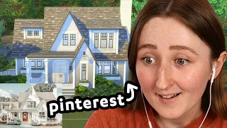 letting pinterest decide my sims house