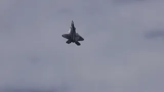 F-22 Demo team at the Orlando Air Show.