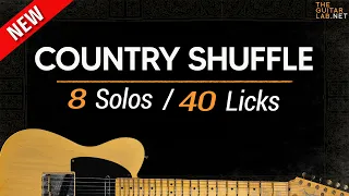 Country Shuffle Guitar Licks : 8 Solos / 40 Licks  (Course Preview )