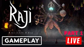 LETS PLAY RAJI AN ANCIENT EPIC | BEST INDIAN GAME | LIVE HINDI GAMEPLAY | PART - 1