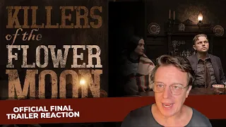 KILLERS OF THE FLOWER MOON (Official FINAL trailer) The Popcorn Junkies Reaction
