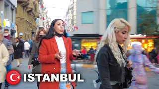 [4k] 🇹🇷 Walking Istikal street Istanbul Turkey DECEMBER 2021