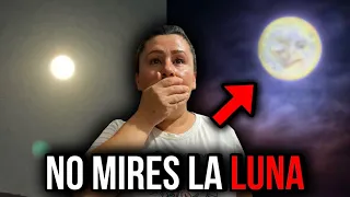 ESA NO ES LA *LUNA* NO LA MIRES😱 NUNCA SALGAS SI TE MANDAN ESTE MENSAJE 📩 terror/