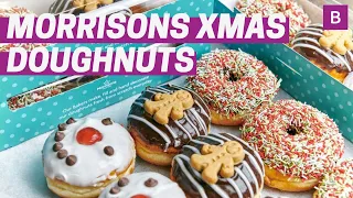 We try the Morrisons New Christmas Doughnuts