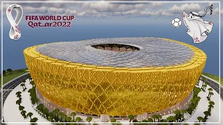 I Built the 2022 WORLD CUP STADIUM REAL SIZE in 100 HOURS on MINECRAFT!!! 🏟️😱⚽ + WORLD DOWNLOAD