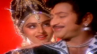 Akashamlo Okatara Full Video Song || Simhasanam Movie || Krishna, Jaya Pradha, Mandakini