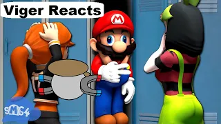 Viger Reacts to SMG4's "Mario Goes To College"