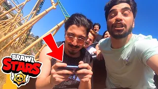 HIZ TRENİNDE BRAWL STARS OYNADIK! 🎢 (Dünyada İLK)