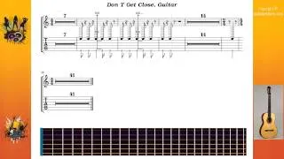 Don T Get Close - Slipknot - Guitar