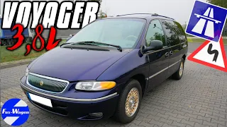 (1997) Chrysler Voyager 3,8l  | GERMAN AUTOBAHN | POV Test Drive | 4 K |