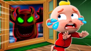 Monster Under The Bed Song 👮🧟‍♂️ | Mommy, I Can't Sleep 😭 | NEW✨ Nursery Rhymes For Kids