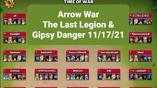 Arrow War - The Last Legion & Gipsy Danger - 11/17/21 - Empires and Puzzles