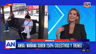 🚍 AMBA:  mañana suben 250% los colectivos y trenes 🚍