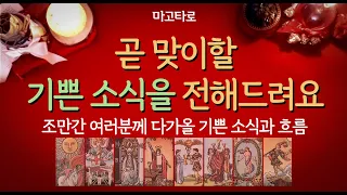 [타로/타로카드] 🍀곧 맞이할 기쁜 소식을 전해드려요🍀🙏 조만간 여러분께 다가올 기쁜 소식과 흐름을 알려드려요💗🌄