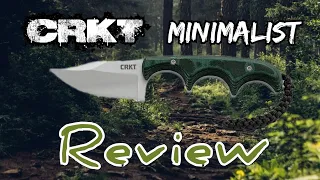 CRKT minimalist "Bowie" Knife | Review #edc #outdoors